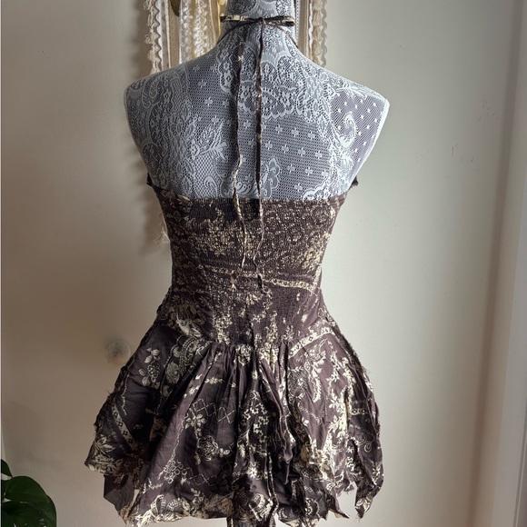 Urban Outfitters Brown and Cream Textured Top - Picture 5 of 9